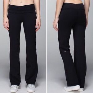 Lululemon flared legging crisscross waist